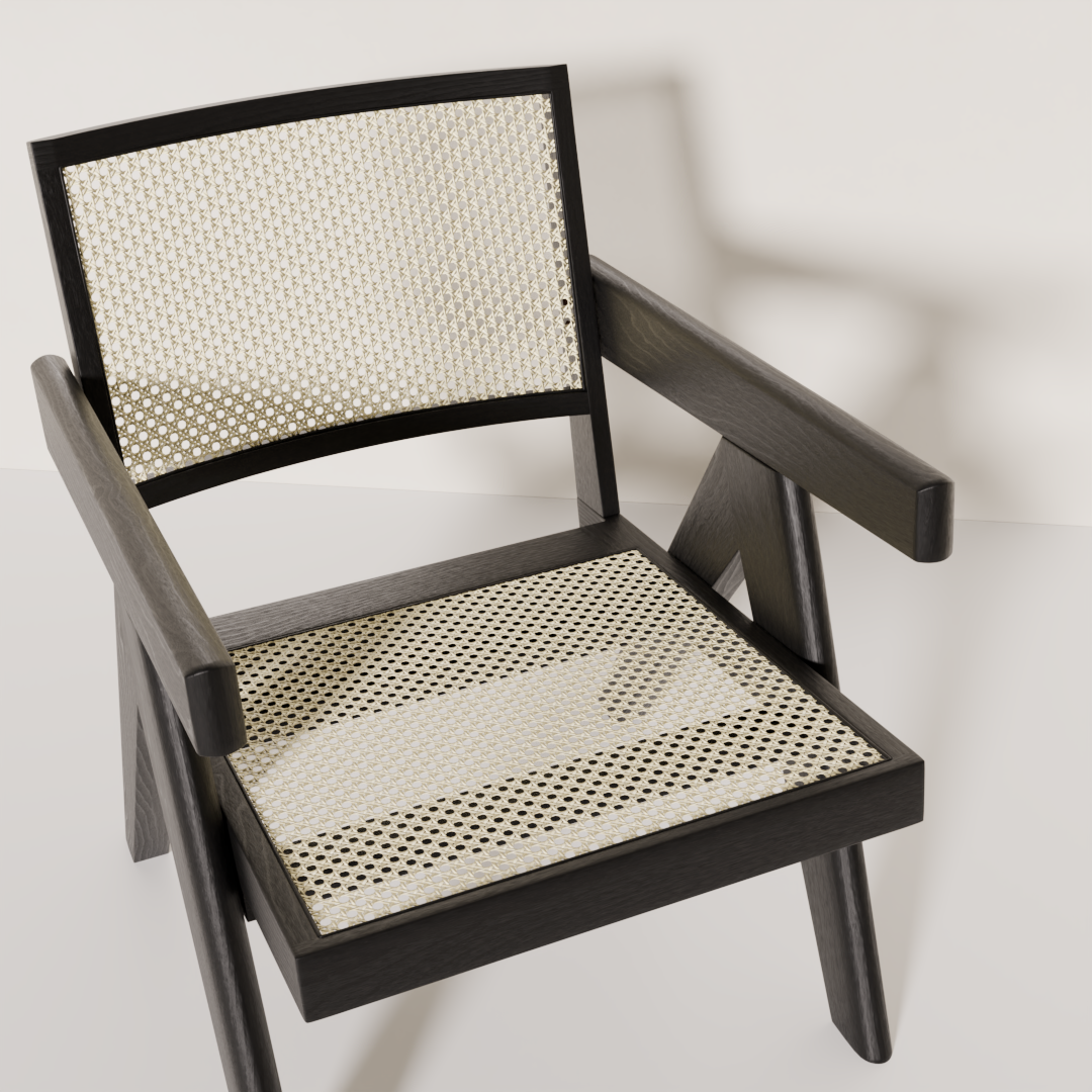 Chandigarh Black | Lounge Chair