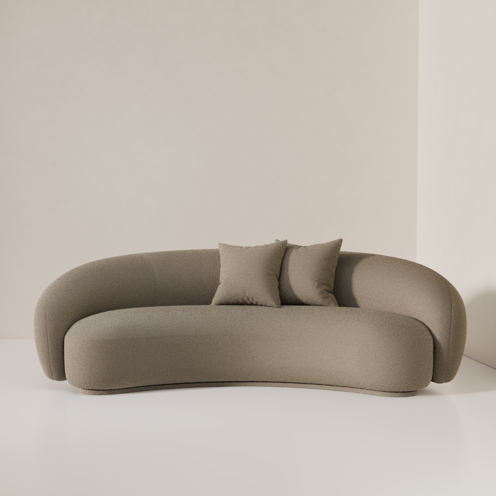 Moresco Dark | Curved Sofa