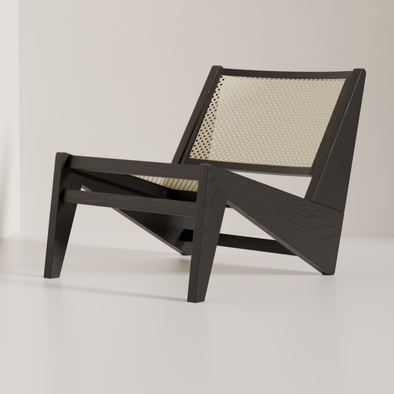 Chandigarh Black | Kangaroo Chair