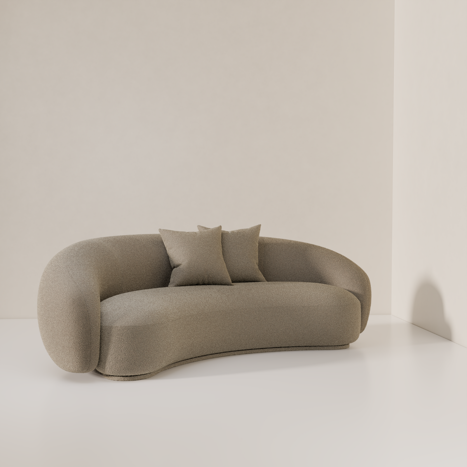 Moresco Dark | Curved Sofa
