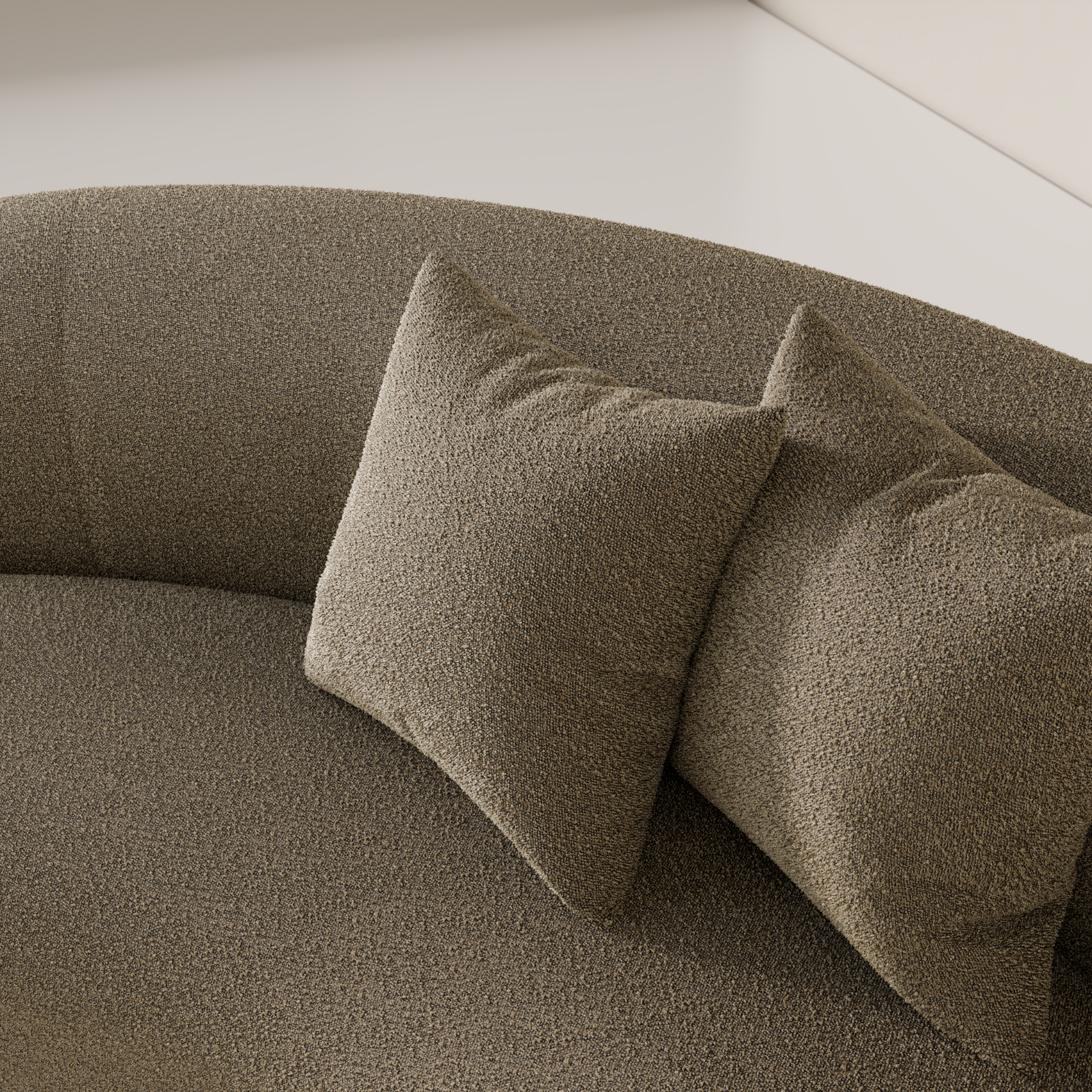 Moresco Dark | Curved Sofa