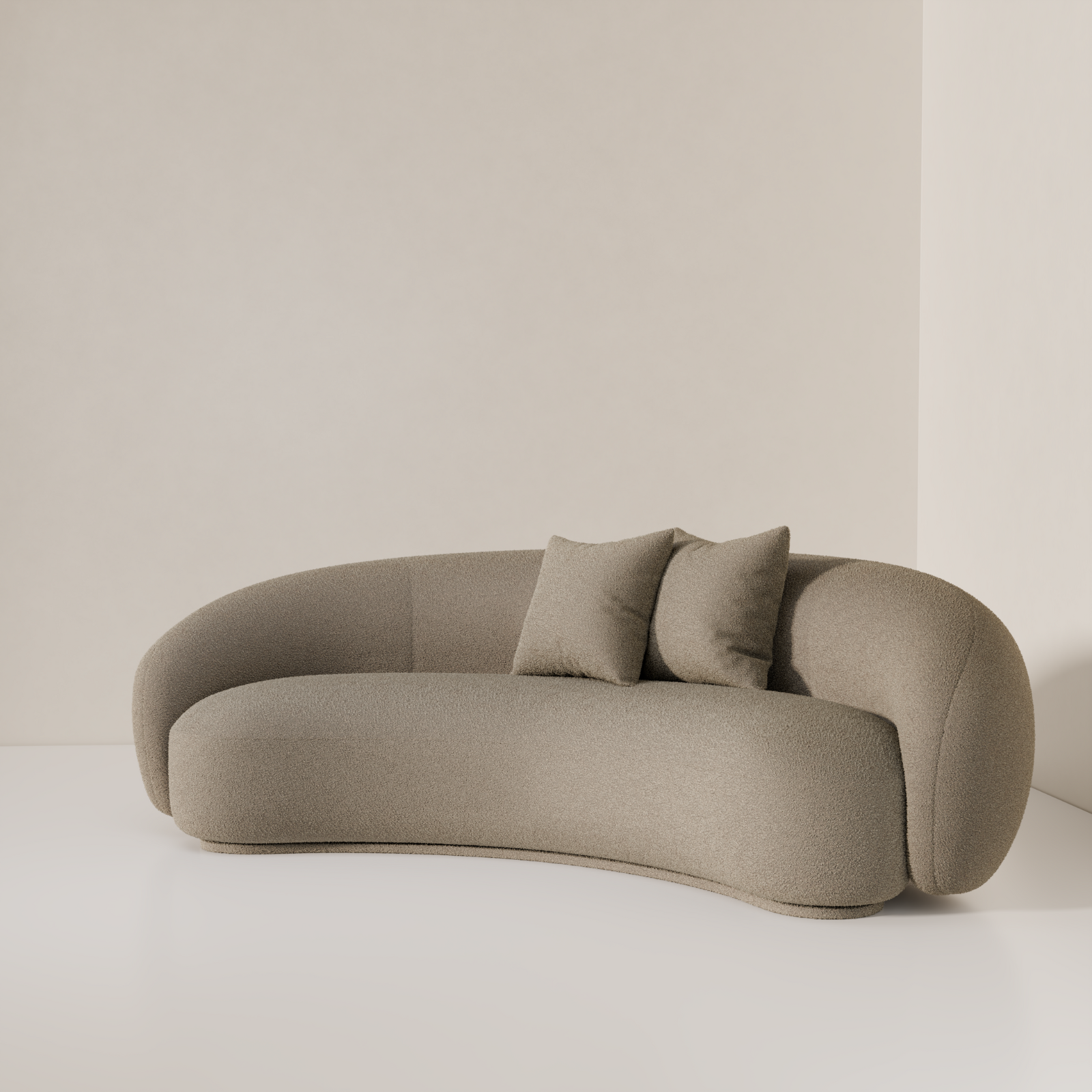 Moresco Dark | Curved Sofa