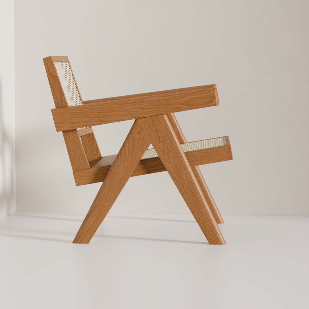 Chandigarh Cherry | Lounge Chair
